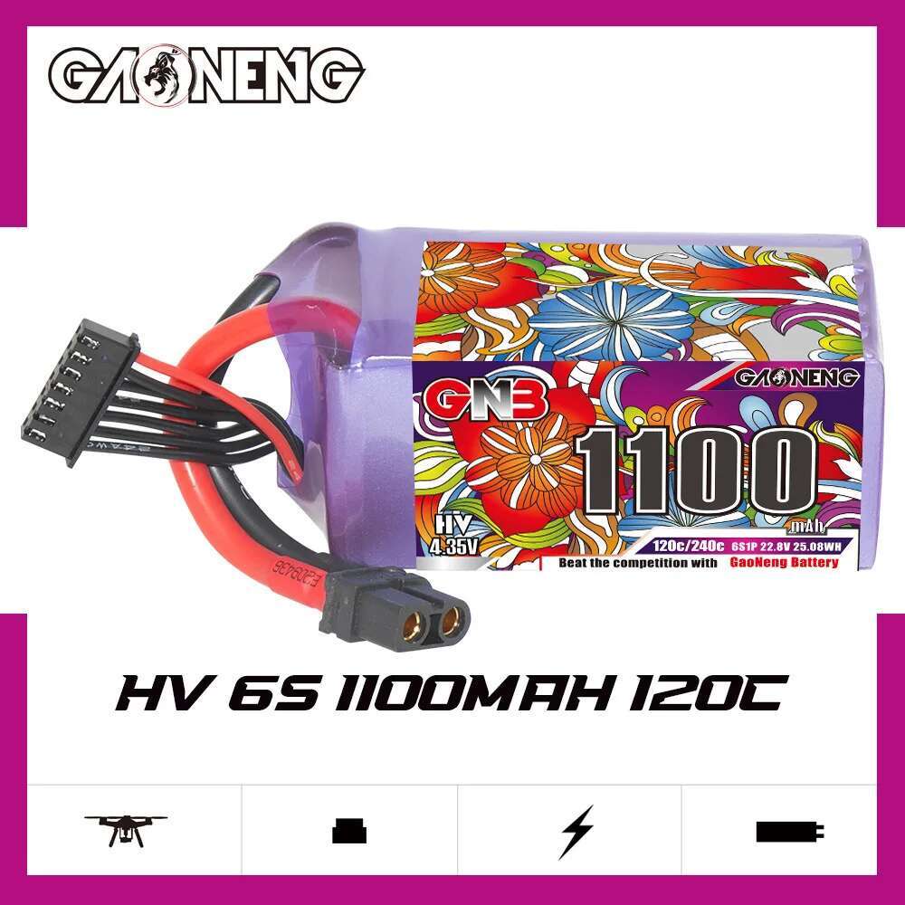 2Pcs GNB 6S Lipo Battery 22.8V - đánh giá và giá Drone Battery Lipo