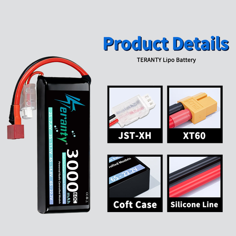 TERANTY 2S 3000mAh Lipo Batter - đánh giá và giá Drone Battery Lipo
