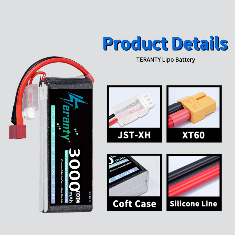 TERANTY 2S 3000mAh Lipo Batter - đánh giá và giá Drone Battery Lipo