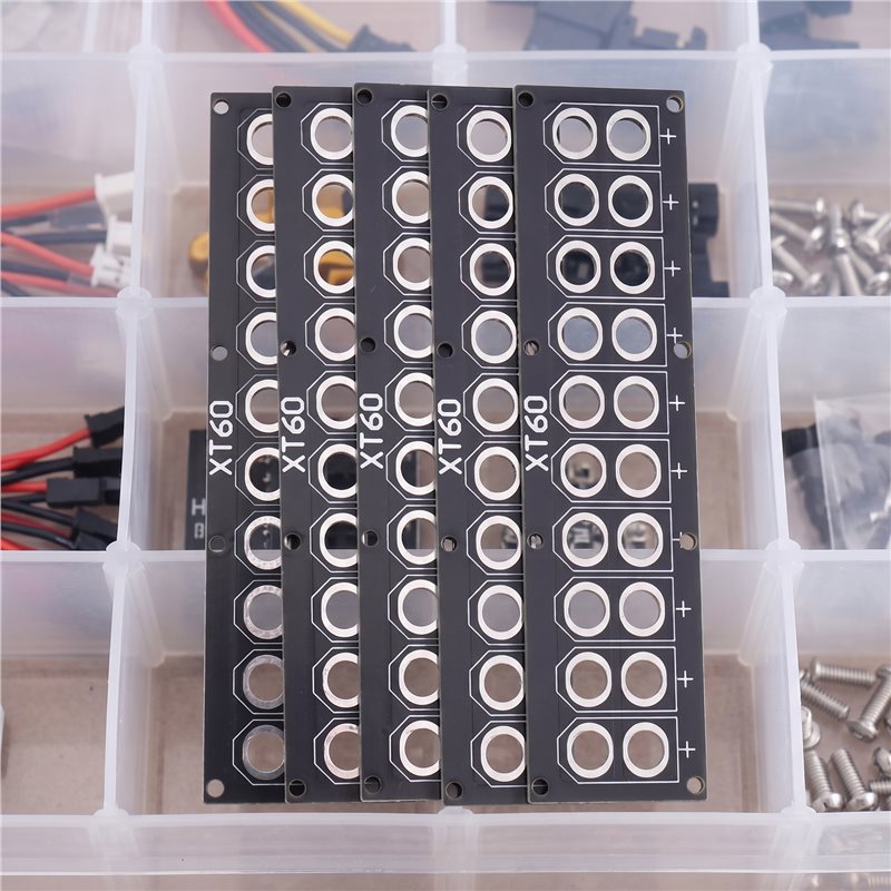 B44C For XT60 5PCS For 10 Port - đánh giá và giá Drone Battery Parallel Board