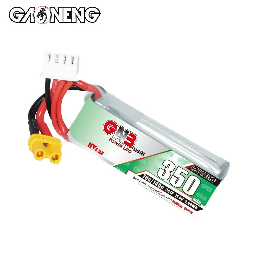 Gaoneng GNB 350mAh 3S 70C LiPo - đánh giá và giá Drone Battery Li-Ion