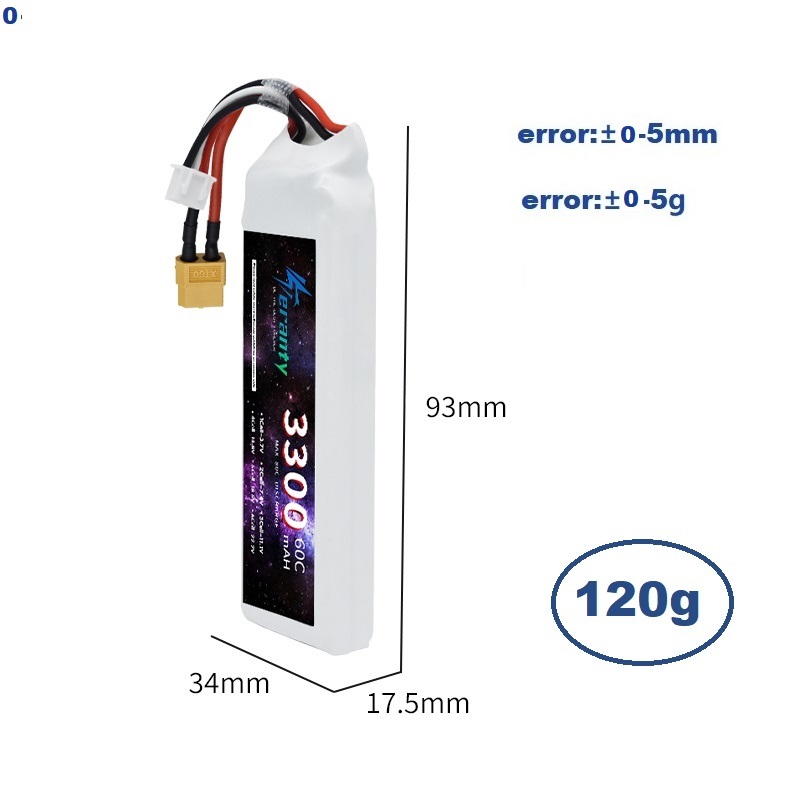 2S 7.4V LiPo Battery 3300mAh 6 - đánh giá và giá Drone Battery Lipo