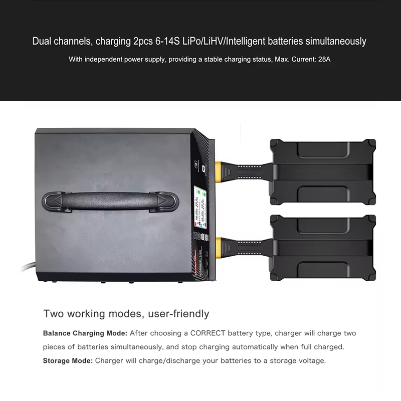 ULTRA POWER UP2800-14S 2X1400W - đánh giá và giá Drone Battery Lipo