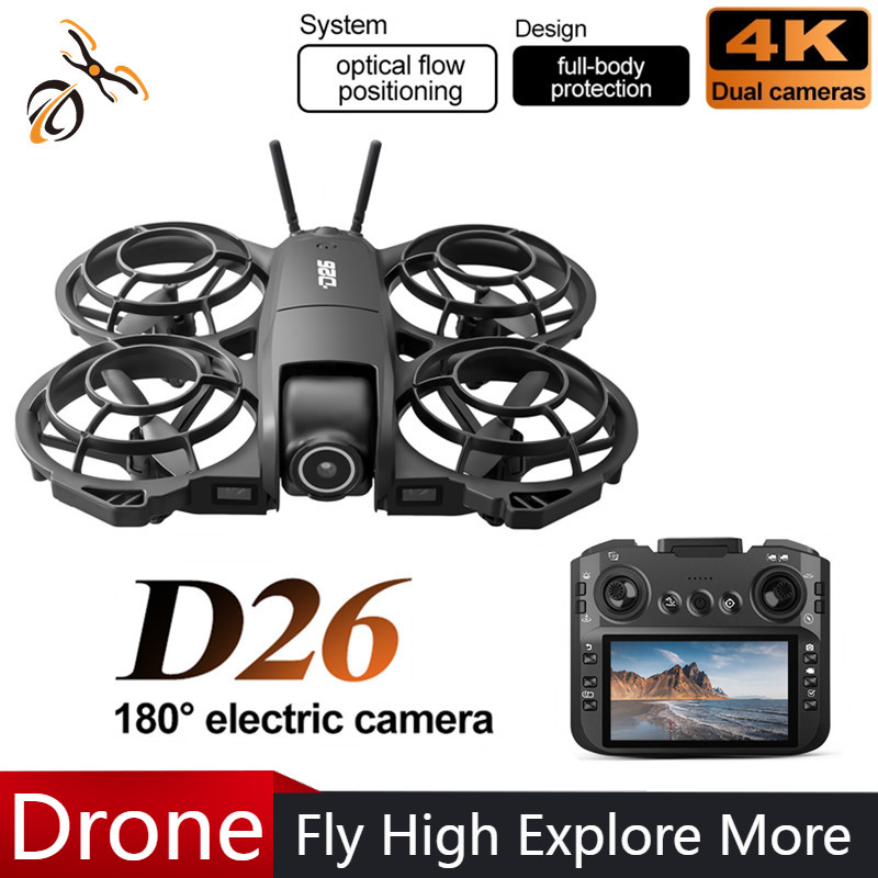 D26 Drone 4K Aerial HD 180° Ca - đánh giá và giá Drone Battery Box