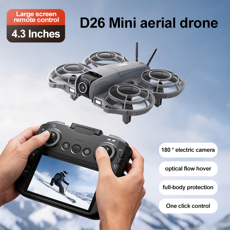 D26 Drone 4K Aerial HD 180° Ca - đánh giá và giá Drone Battery Box