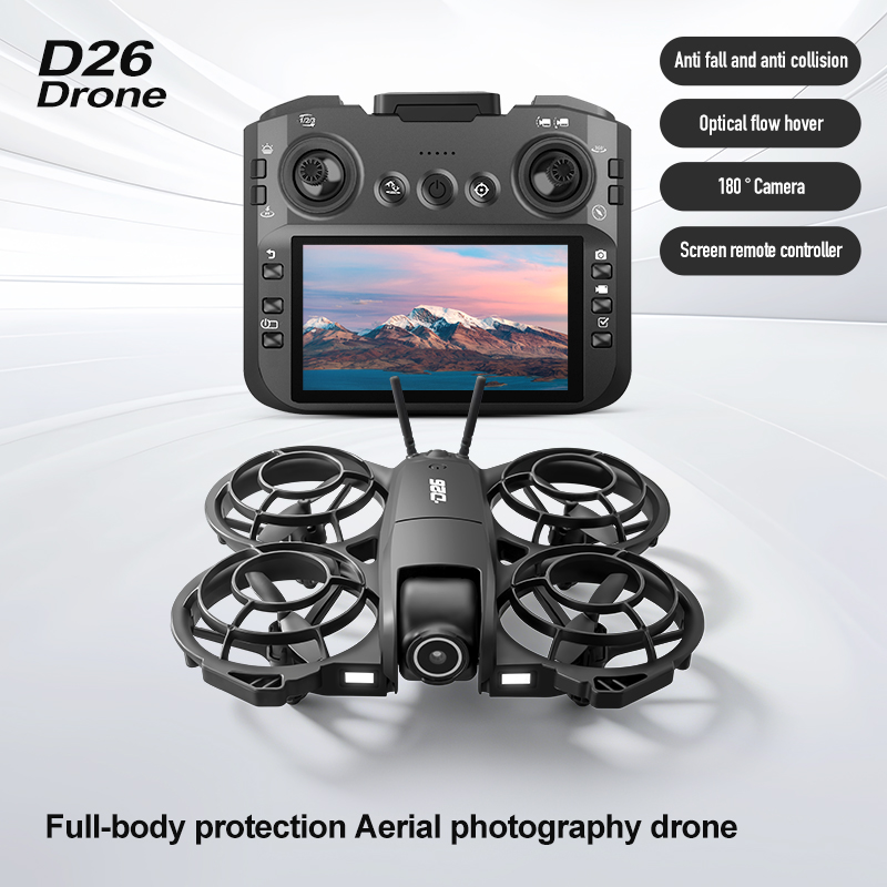 D26 Drone 4K Aerial HD 180° Ca - đánh giá và giá Drone Battery Box