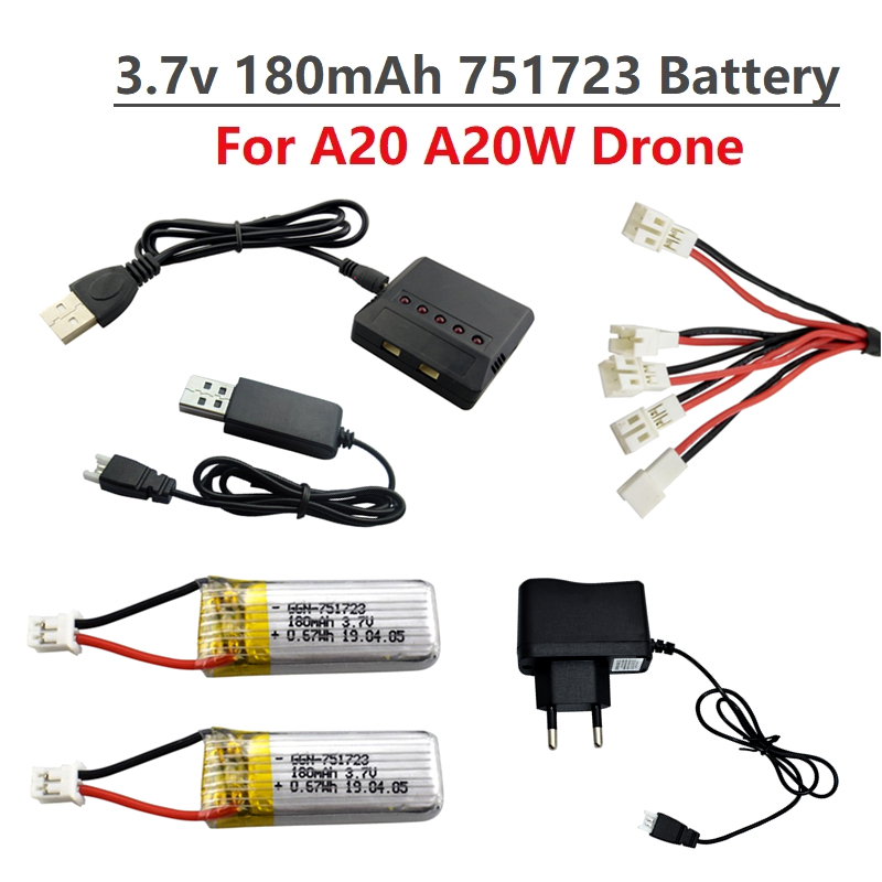 Ban Đầu 3.7V 180MAh Lipo Pin V - đánh giá và giá Drone Battery Li-Ion