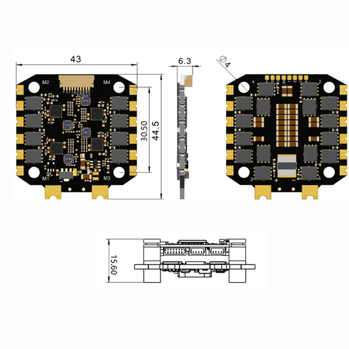 F4 F405 F7 F722 Flight Control - đánh giá và giá Betaflight Fc F7
